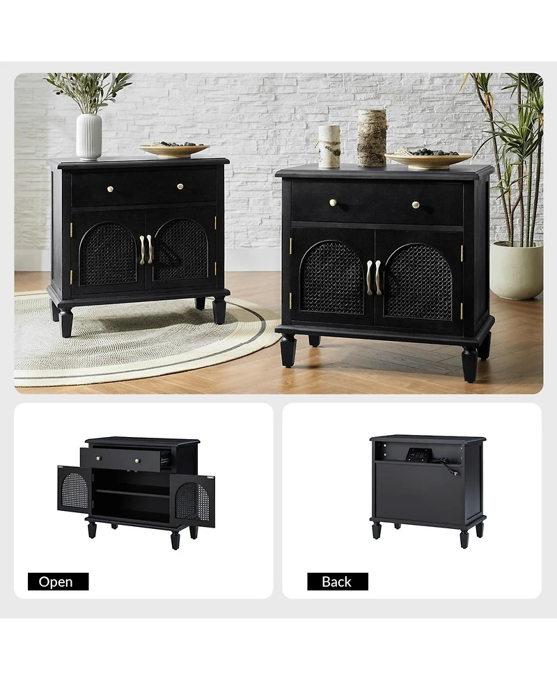 Mauro 27"Tall Nightstand