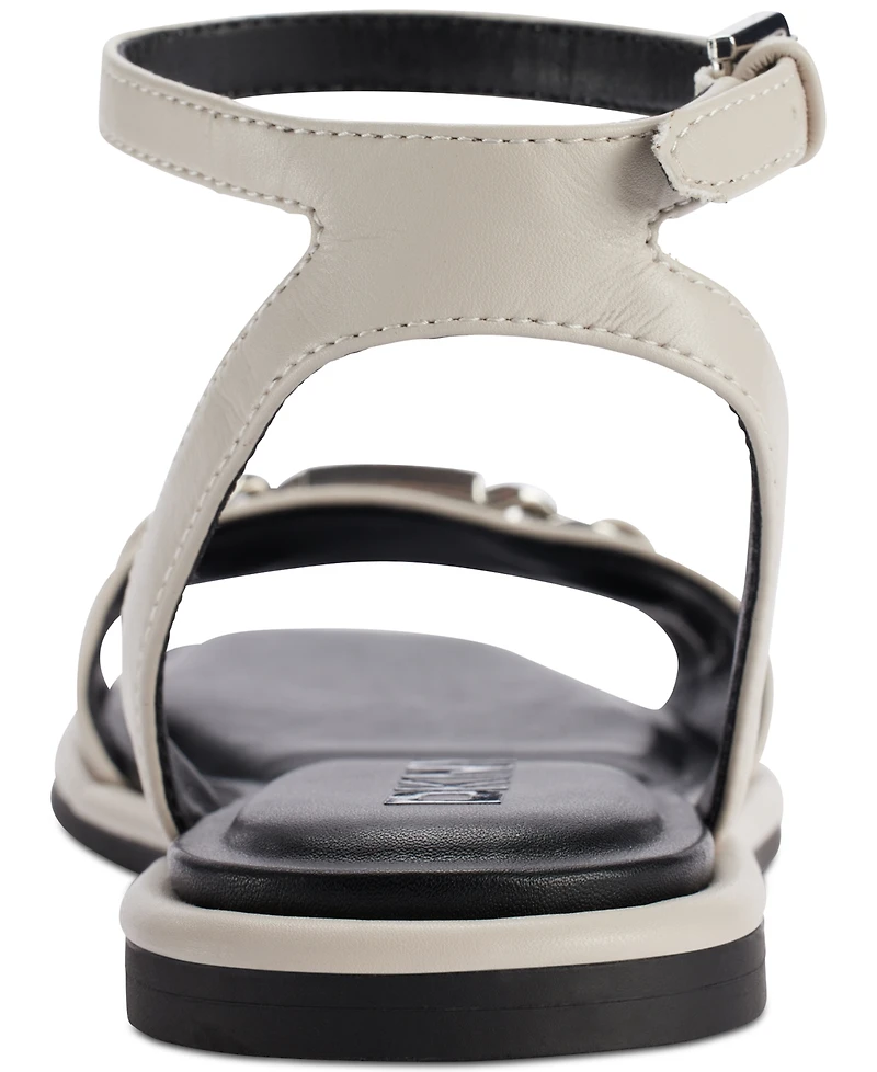 Dkny Women's Bacliff Ankle Strap Flats