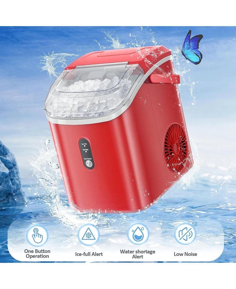 Antarctic Star Nugget Countertop Ice Maker with Soft Chewable