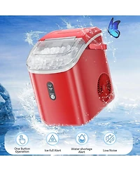 Antarctic Star Nugget Countertop Ice Maker with Soft Chewable