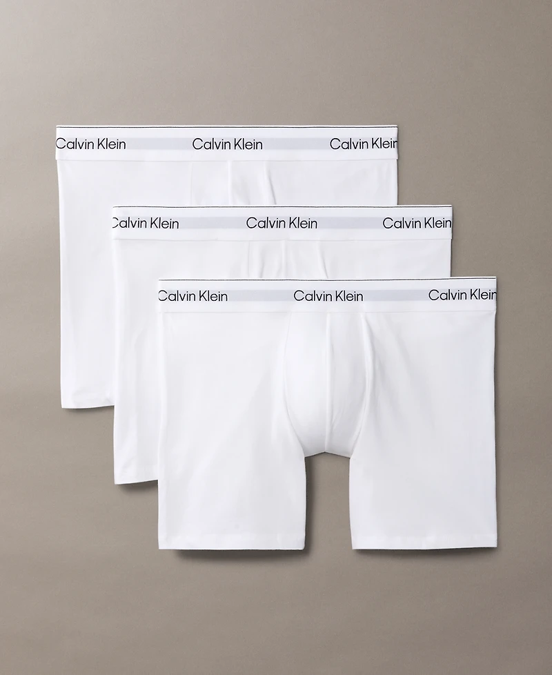 Calvin Klein Men's 3-Pack Icon Stretch Boxer Briefs