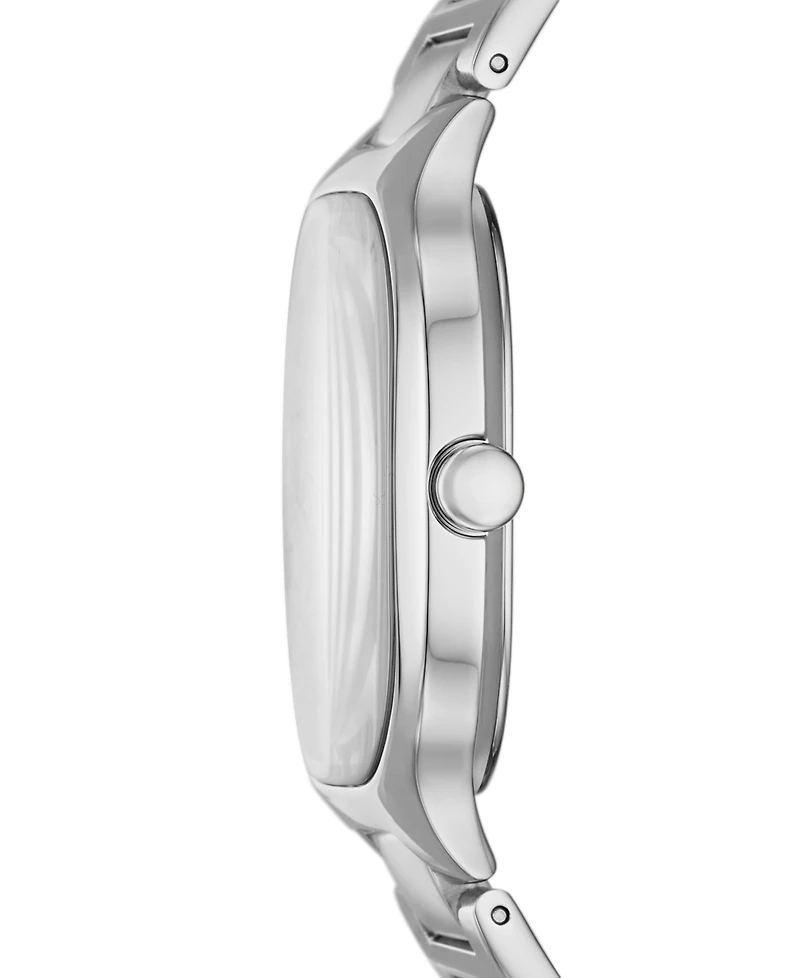 Skagen Men's Mellem Quartz Three-Hand Silver Stainless Steel Watch, 40mm