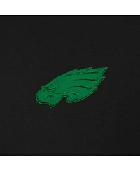 Antigua Men's Black Philadelphia Eagles St Patrick Day Intent Quarter-Zip Pullover Top