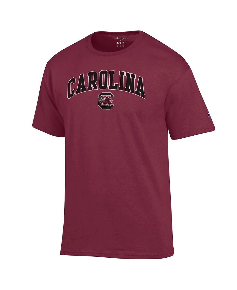 Champion Men's Garnet South Carolina Gamecocks Arch Over Logo T-Shirt
