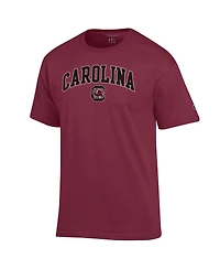 Champion Men's Garnet South Carolina Gamecocks Arch Over Logo T-Shirt