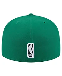 New Era Men's Kelly Green Boston Celtics State Stitch 59FIFTY Fitted Hat