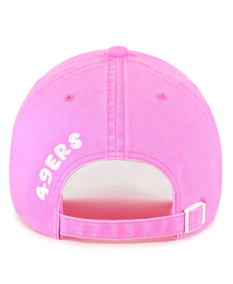 '47 Brand Women's Pink San Francisco 49ers Bright Side Clean Up Adjustable Hat