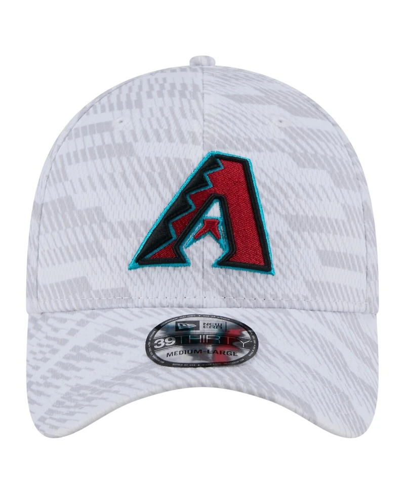 New Era Men's White Arizona Diamondbacks Graded 39THIRTY Flex Hat