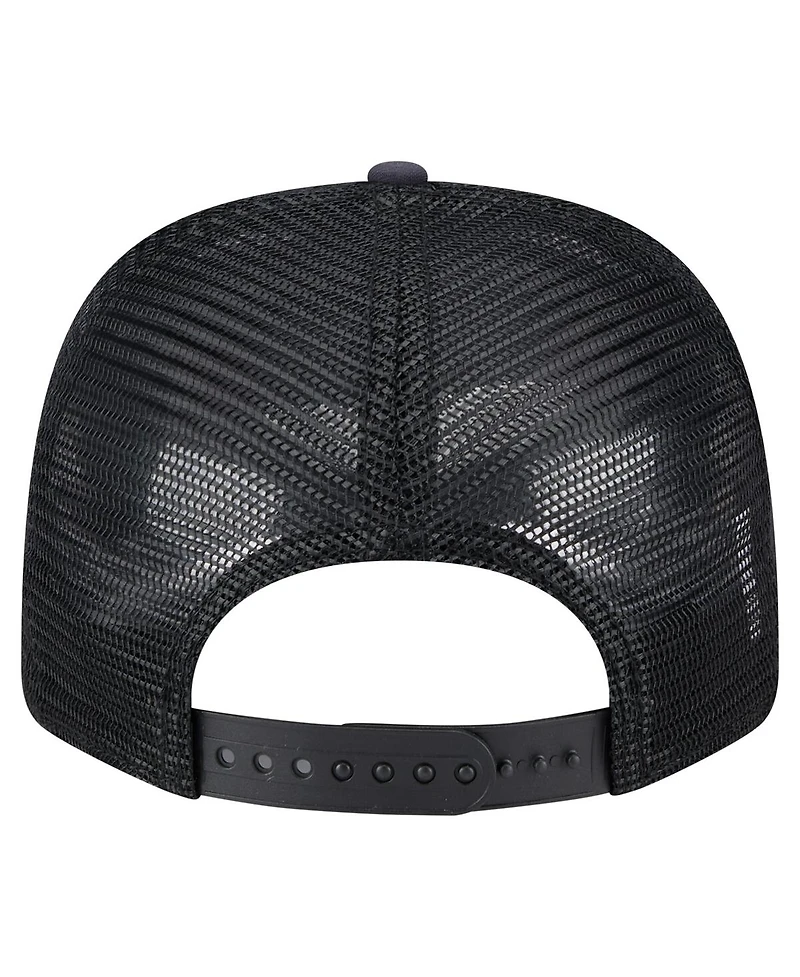 New Era Men's Black New York Yankees Adventure Drinks Pattern 9SEVENTY Stretch-Snap Hat