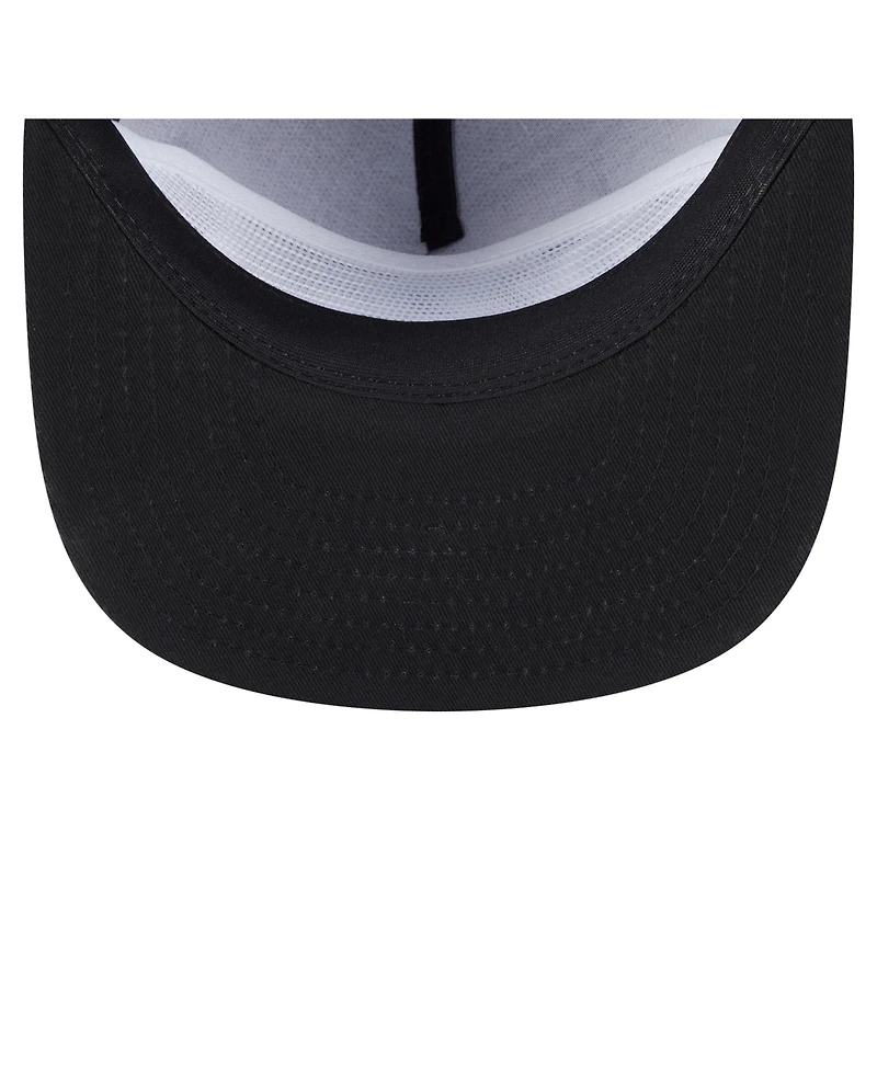 New Era Men's Black Pittsburgh Pirates Team Text Golfer Snapback Hat