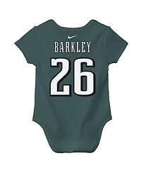 Nike Infant Saquon Barkley Midnight Green Philadelphia Eagles Player Name Number Bodysuit