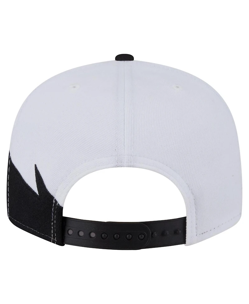 New Era Men's Black/White Miami Marlins Jagged 9FIFTY Snapback Hat