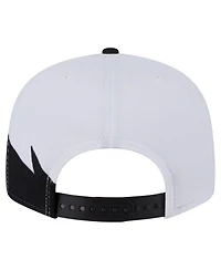 New Era Men's Black/White Miami Marlins Jagged 9FIFTY Snapback Hat