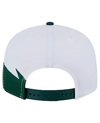 New Era Men's Green/White Athletics Jagged 9FIFTY Snapback Hat