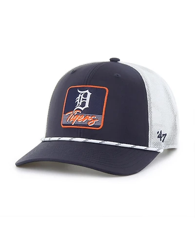 '47 Brand Men's Navy/White Detroit Tigers Scratch Adjustable Trucker Hat