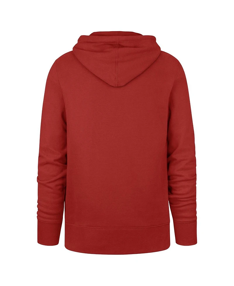 '47 Brand Men's Red Cincinnati Reds Velocity Headline Pullover Hoodie