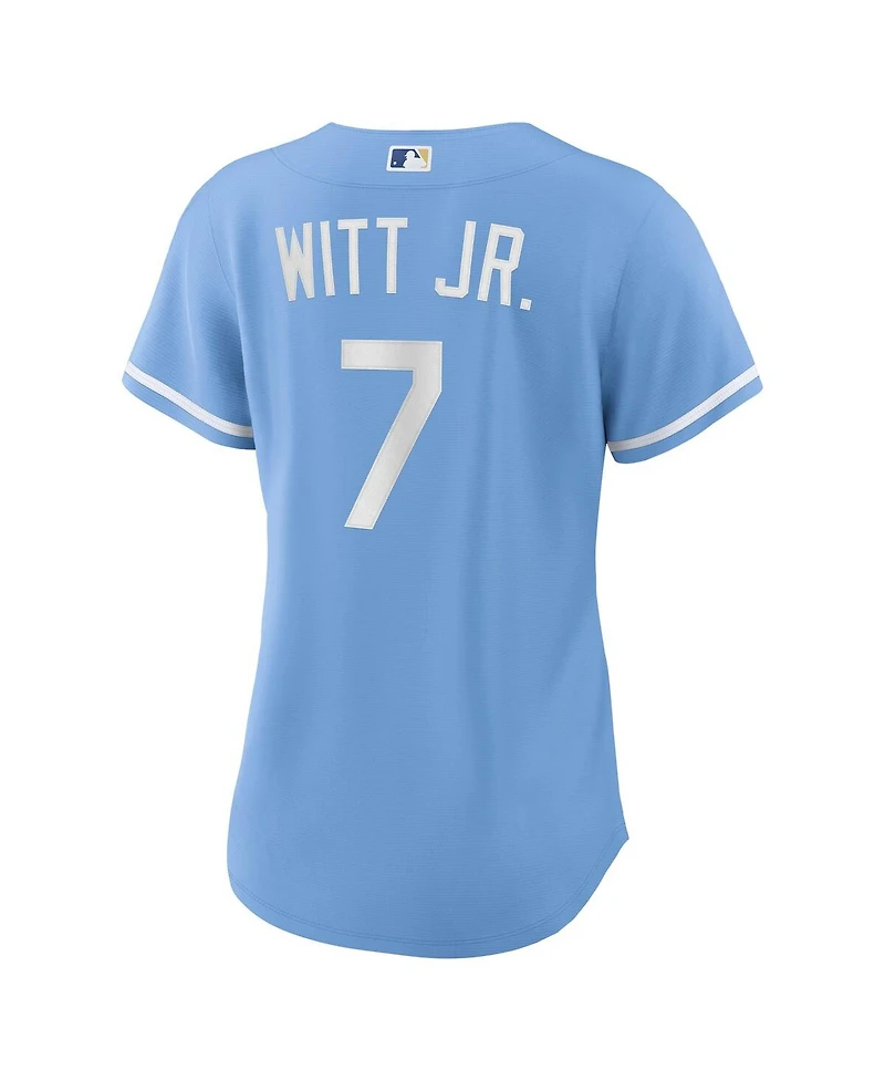 Nike Women's Bobby Witt Jr. Light Blue Kansas City Royals Alternate Replica Player Jersey