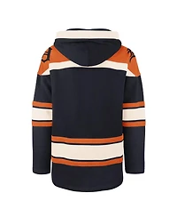 '47 Brand Men's Navy Detroit Tigers Superior Lacer Pullover Hoodie