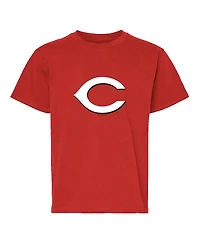 Soft as a Grape Big Boys and Girls Red/Gray Cincinnati Reds T-Shirt, Set of 2