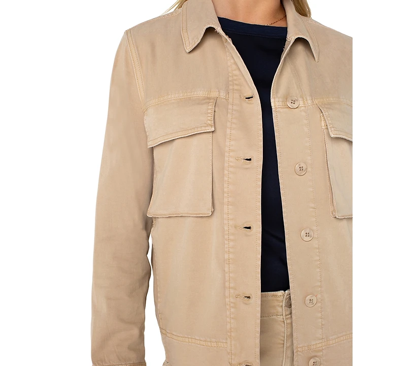 Liverpool Los Angeles Women's Twill Cargo Jacket