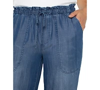 Liverpool Los Angeles Petite Wide-Leg Ankle Pants