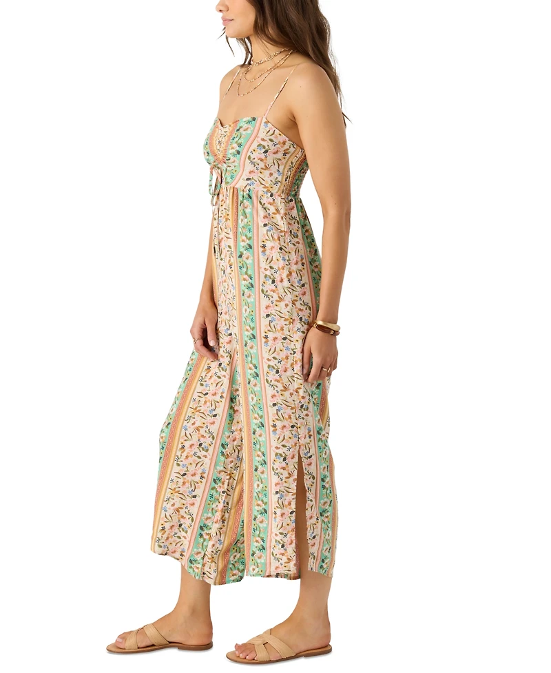 O'Neill Juniors' Keiko Cora Floral Cropped Jumpsuit