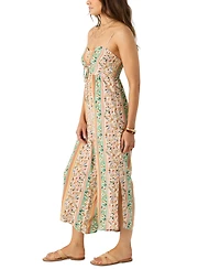 O'Neill Juniors' Keiko Cora Floral Cropped Jumpsuit