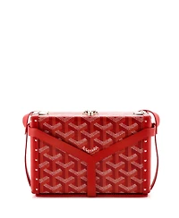 Pre-Owned Goyard Minaudiere Bag Coated Canvas