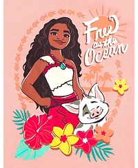 Moana Baby Girls T-Shirt and Chambray Shorts Outfit Set