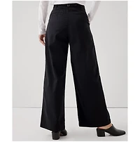 Pact Women's Organic Cotton Boulevard Brushed Twill Wide Leg Trouser