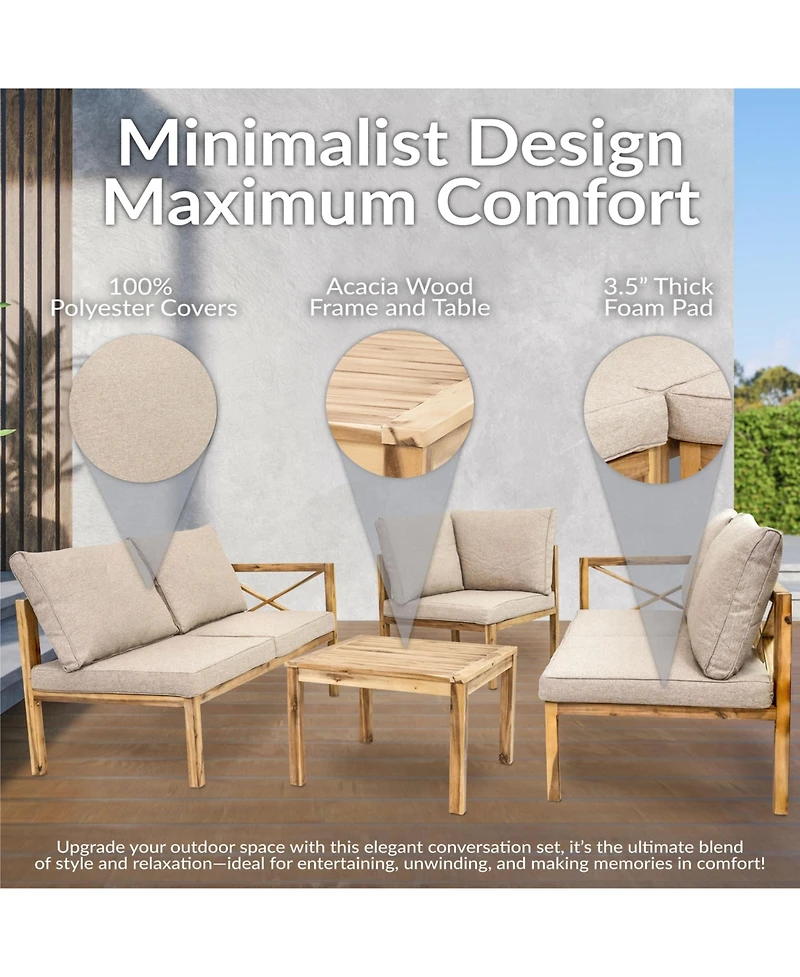 Edisto 2-Piece Patio Conversation Set