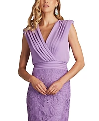 Tadashi Shoji Women's Newell Embroidered Blouson Dress