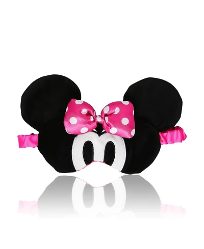 Minnie Mouse Sleep Mask for Official License, Minnie Eye Mask for Sleeping with Ears and 3D Bow