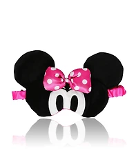 Minnie Mouse Sleep Mask for Official License, Minnie Eye Mask for Sleeping with Ears and 3D Bow