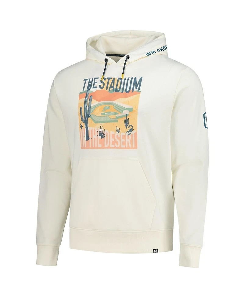 FootJoy Men's Cream 2025 Wm Phoenix Open Stadium Pullover Hoodie