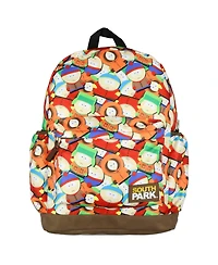 South Park Cartman Kenny Kyle Stan Aop 16" Laptop Backpack Travel School Book Bag For Daily Use