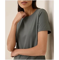 Pact Women's Organic Cotton Luxe Stretch Jersey Tee