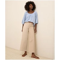 Pact Organic Cotton Coastal Double Gauze Scoop Neck Top