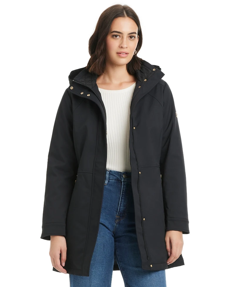 Jones New York Women's Hooded Softshell Coat