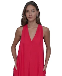 Dkny Jeans Women's V-Neck Racerback Swing Dress
