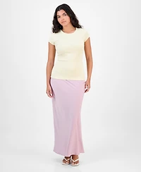 Boss Orange Women's Open-Back Short-Sleeve Tee
