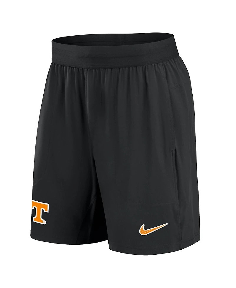 Nike Men's Black Tennessee Volunteers 2024 Sideline Performance Shorts
