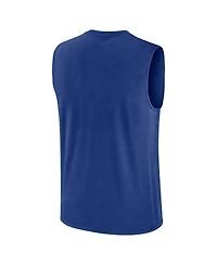 Nike Men's Royal Chicago Cubs Knockout Performance Muscle Tank Top