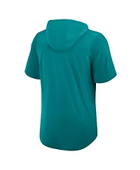 Nike Men's Aqua Seattle Mariners Tri-Blend Performance Hoodie T-Shirt
