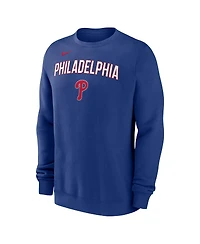 Nike Men's Royal Philadelphia Phillies Pullover Sweatshirt