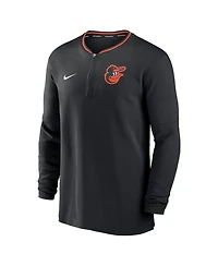 Nike Men's Black Baltimore Orioles Authentic Collection Performance Half-Zip Top