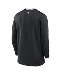 Nike Men's Black Chicago White Sox Authentic Collection Performance Half-Zip Top