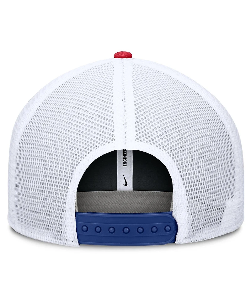 Nike Men's Royal/Red Texas Rangers Pro Performance Trucker Snapback Hat