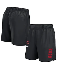 Nike Men's Black Cincinnati Reds Woven Victory Performance Shorts