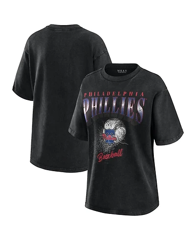 Wear by Erin Andrews Women's Charcoal Philadelphia Phillies Boyfriend T-Shirt